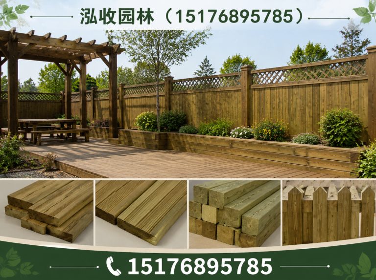 韶关京津冀防腐木工程展示图
